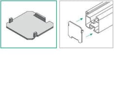 ALUSISTEMI ALUATL047.4040 TAPPO COPRIFORO 40X40 - IN ALLUMINIO