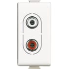 BTICINO BTIAM4281 MATIX - PRESA AUDIO RCAX2