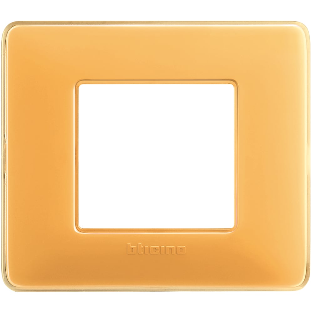 BTICINO BTIAM4802CAB MATIX - PLACCA 2P COLORS AMBRA