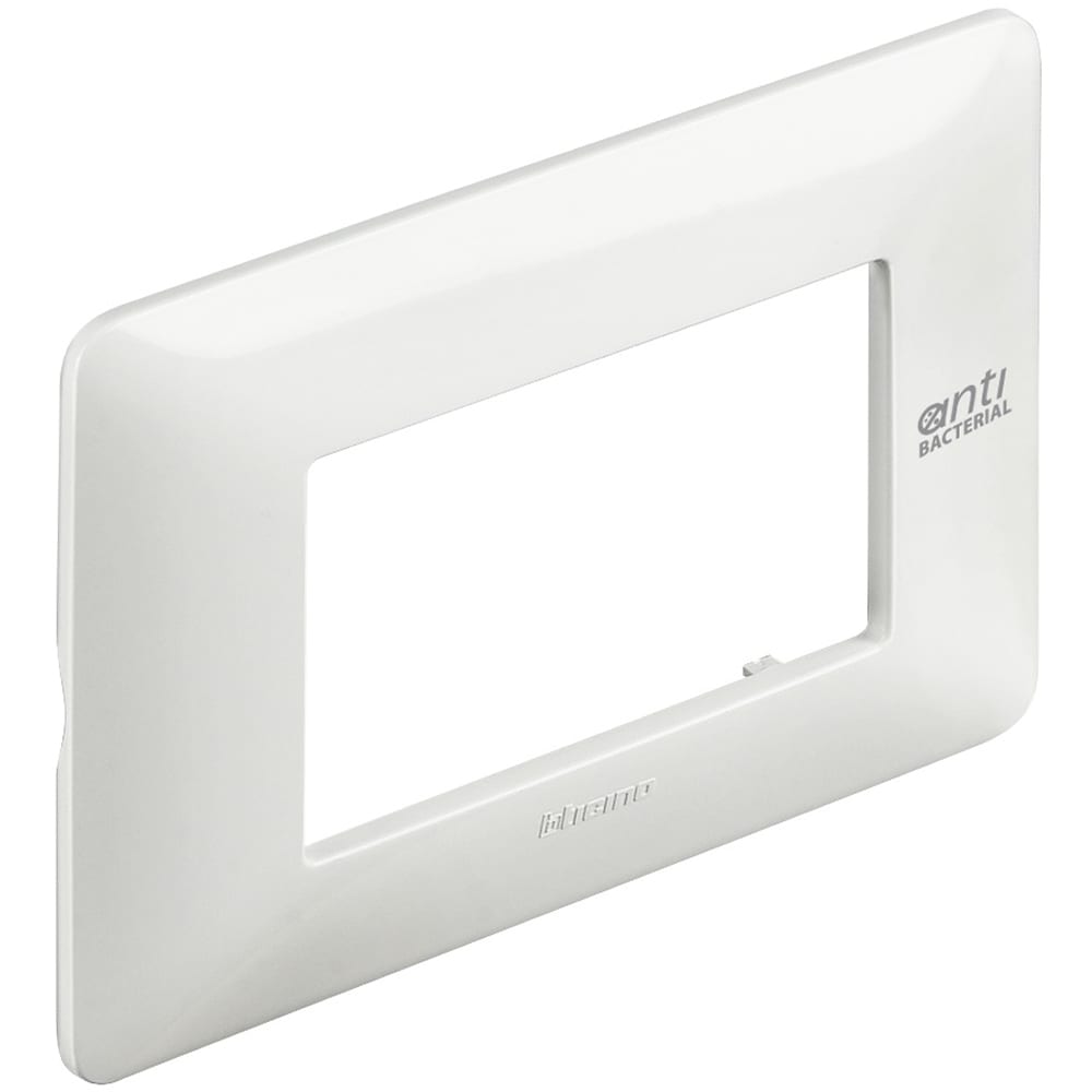 BTICINO BTIAM4803BAB MATIX - PLACCA 3P BIANCO ANTIBATTERICO