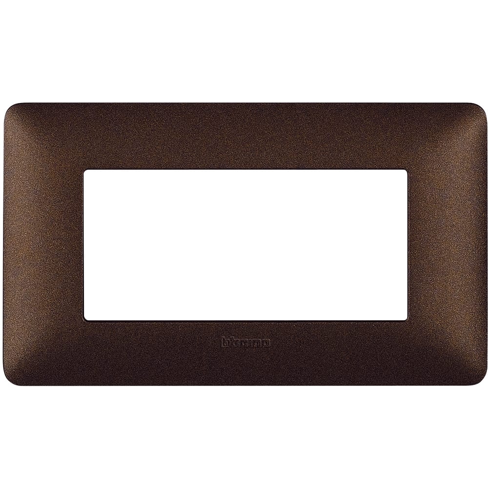BTICINO BTIAM4804TGG MATIX - PLACCA 4P MARRONE CAFFE