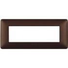 BTICINO - BTIAM4806TGG MATIX - PLACCA 6P MARRONE CAFFE