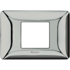 BTICINO - BTIAM4819GCR MATIX - PLACCA 2P CENTRATI CROMO LUCIDO