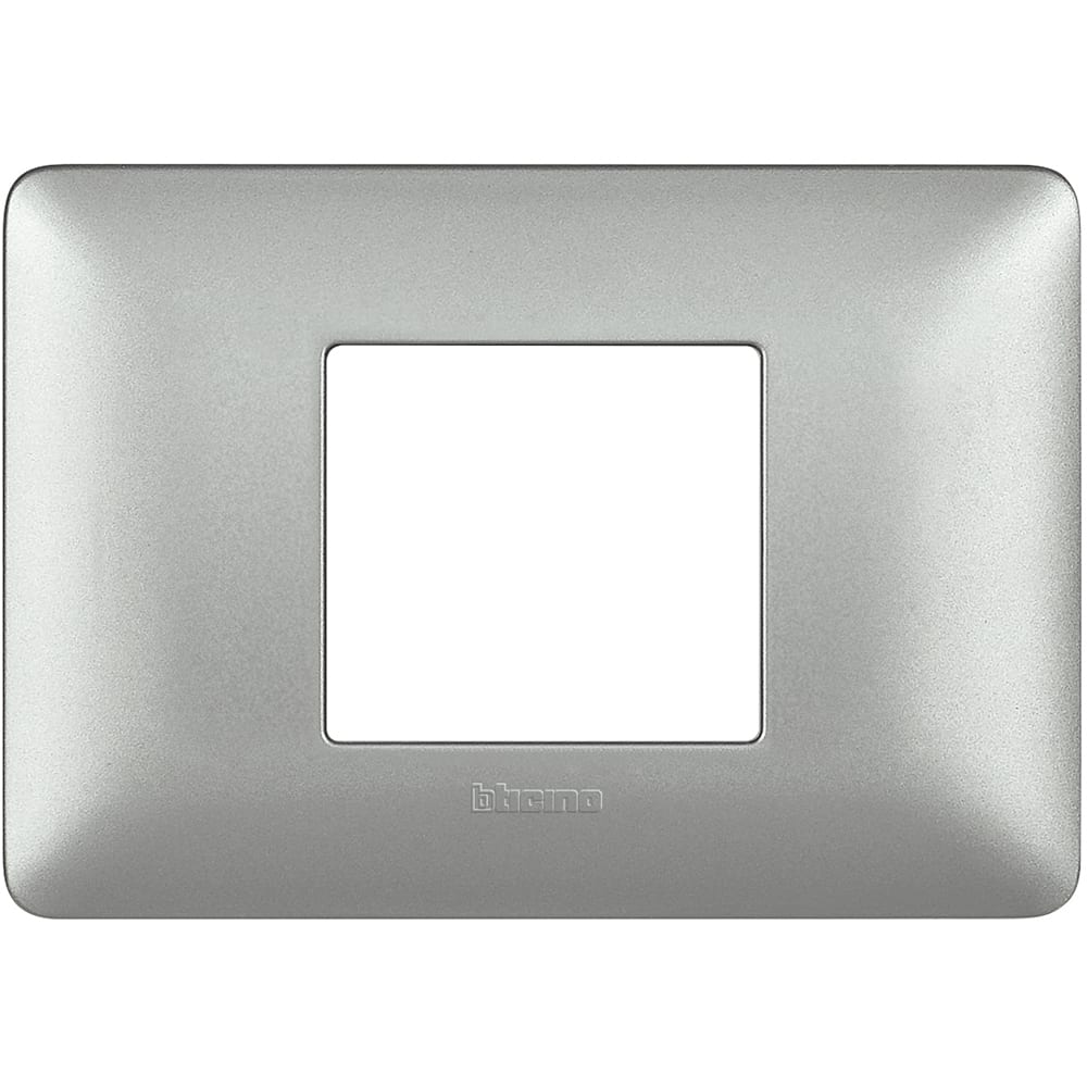 BTICINO BTIAM4819MSL MATIX - PLACCA 2P CENTRATI SILVER