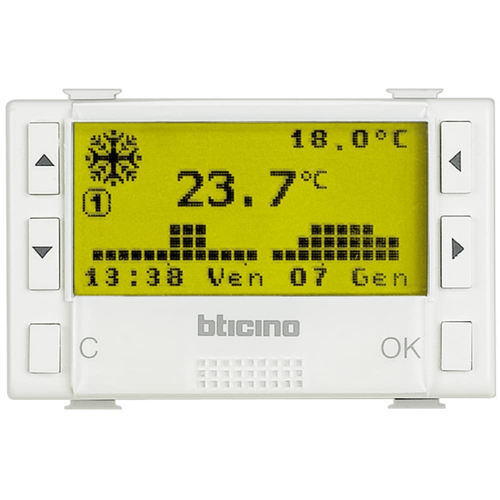 BTICINO BTIAM5721 MATIX - CRONOTERMOSTATO DA INCASSO BATTE
