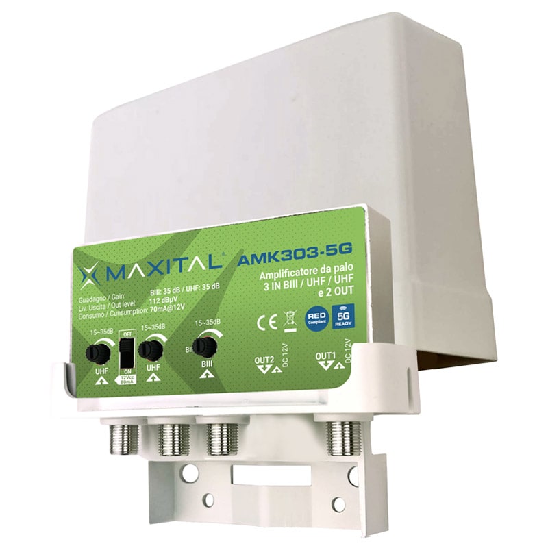 FTE MAXIMAL ITALIA S FTEAMK303L2-5G AMK303L2-5G AMP. 3IN BIII/UHF/UHF 2OUT 3