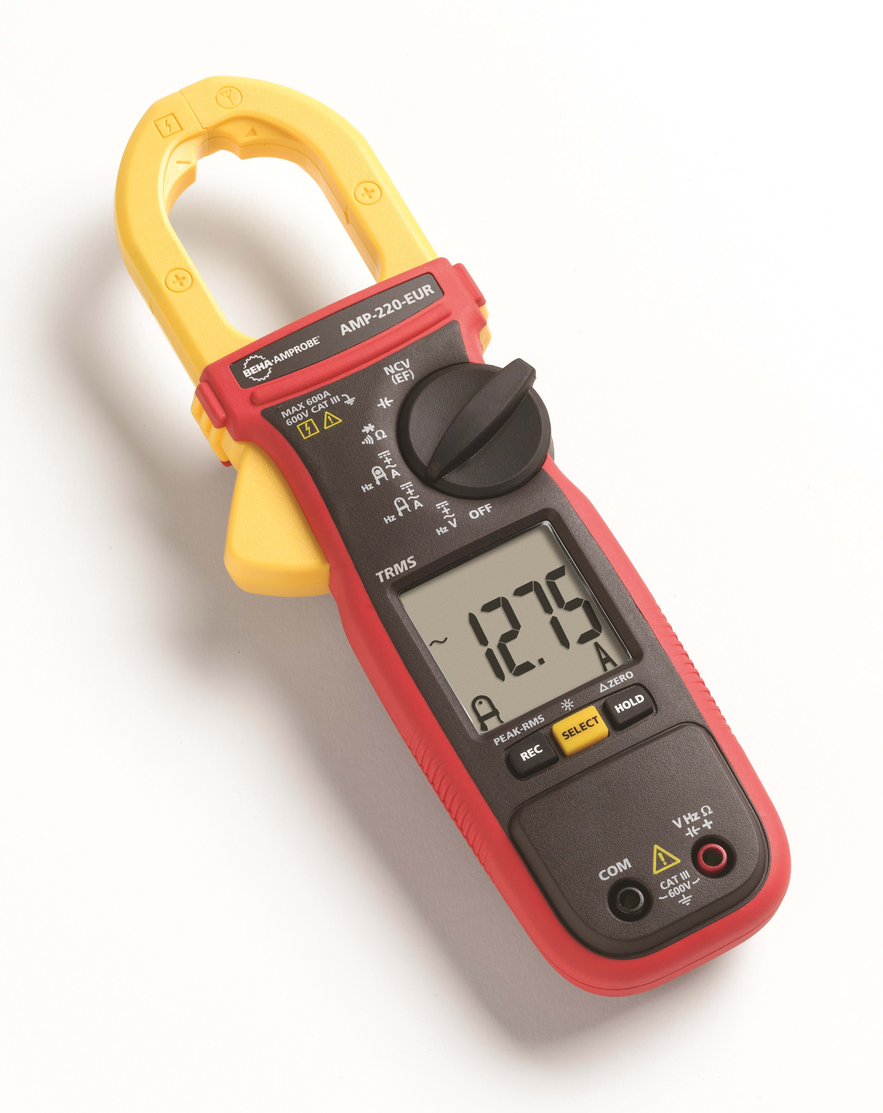 FLUKE ITALIA SRL FLK4560596 AMP-220-EUR PINZE AMP AC/DC TRMS, 600 A