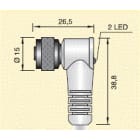 AECO SRL - ACOCOC000021 MOD.14/4 M12 PNP/LED LC5