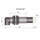 AECO SRL - ACOFT1000299 FT18EL-CR NPN NO+NC 90