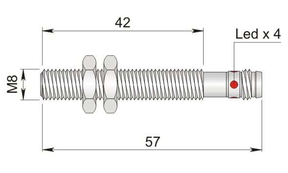 AECO SRL - ACOI08000084 SI8-DC2 PNP NO H1