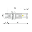 AECO SRL - ACOI12000719 SI12SS-DCE8 PNP NO H S