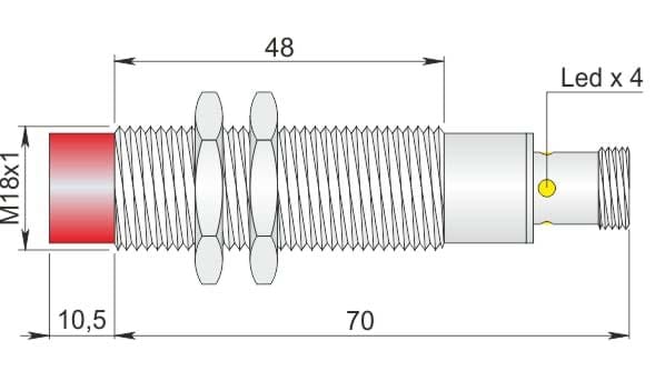 AECO SRL - ACOI18000091 SI18-CE8 PNP NC H