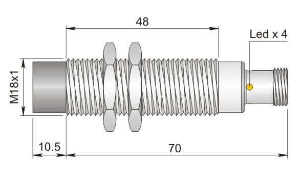 AECO SRL - ACOI18000473 SI18-DCE16 NPN NO H