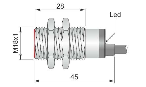 AECO SRL - ACOI18000507 SI18SM-C5 PNP NO S