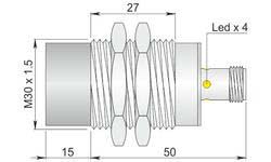 AECO SRL - ACOI30000493 SI30SM-DCE20 PNP NO+NC H S