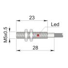 AECO SRL - ACOI45000011 SI5-C0.8 NPN NO