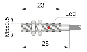 AECO SRL - ACOI45000046 SI5-C0.8 PNP NO LC5