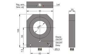 AECO SRL ACOSIA000131 SIA44-CE NPN NO+NC H R