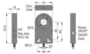 AECO SRL ACOSIA000142 SIA15-CE PNP NO+NC R