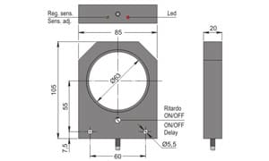 AECO SRL - ACOSIA000155 SIA63-CE PNP NO+NC R