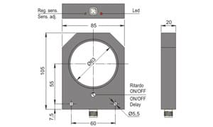 AECO SRL ACOSIA000156 SIA63-CE PNP NO+NC H R
