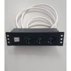 ATP SRL APS408-000-78 PDU 3 PRESE CON LUMINOSO 10 RAL9005
