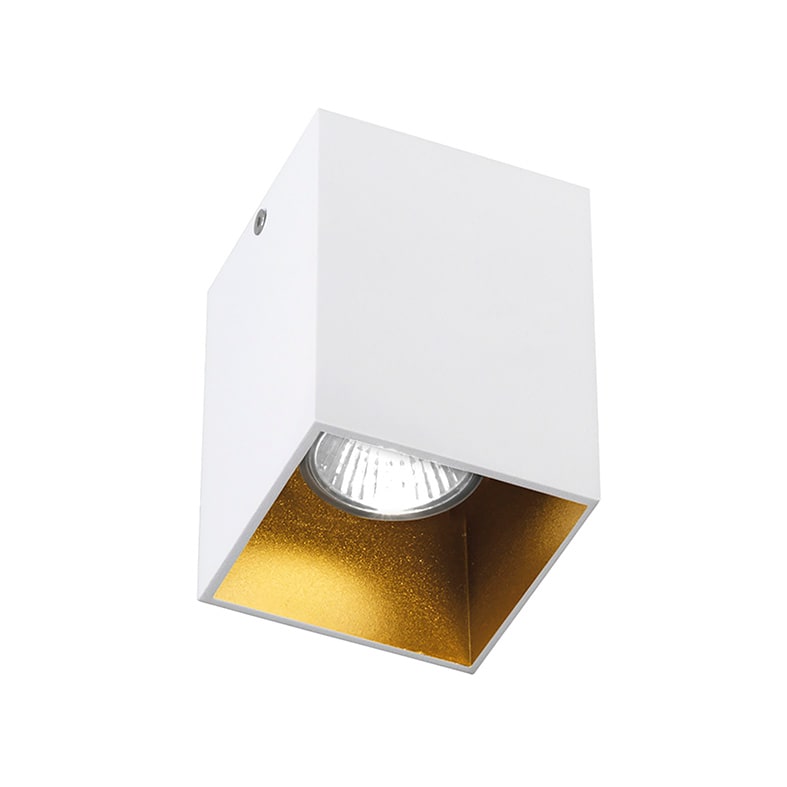 ROSSINI RSSARG001BOS DOWNLIGHT A PLAFONE QUADRATO BIANCO-ORO
