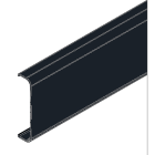 ARNOCANALI SPA ARNC103.2 COPERCHIO CORNICE 100MM NERO