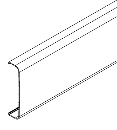 ARNOCANALI SPA - ARNC103.3 COPERCHIO CORNICE 100MM BIANCO