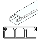 ARNOCANALI SPA ARNK1852.3 MINICANALE 50X18/3 BIANCO