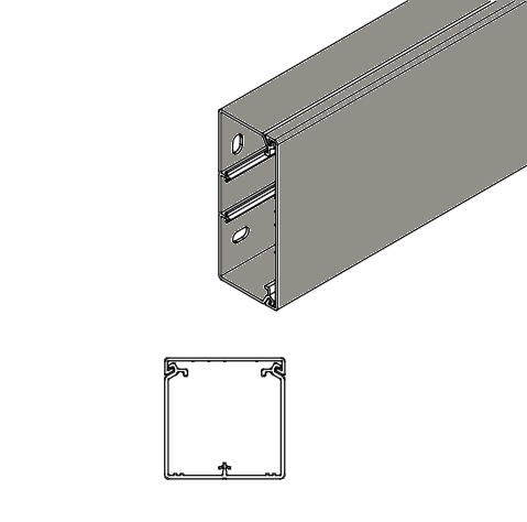 ARNOCANALI SPA - ARNK6060.1 CANALE DIVISIBILE 60X60/2 GRIGIO