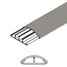 ARNOCANALI SPA - ARNKP1031.1 CANALE SOPRAPAVIMENTO 35X10 GRIGIO