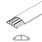 ARNOCANALI SPA ARNKP1031.3 CANALE SOPRAPAVIMENTO 35X10 BIANCO