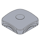 ARNOCANALI SPA - ARNKPD.AL SCATOLA DERIVAZIONE X KP ALLUMINIO