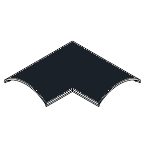 ARNOCANALI SPA ARNKPW1873.2 CURVA PIANA X KP1873 NERO