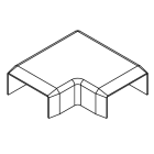 ARNOCANALI SPA - ARNKW1022.3 CURVA PIANA 21X10 BIANCO