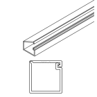 ARNOCANALI SPA ARNLCD101.3 MINICANALE ADESIVO 17X17 BIANCO