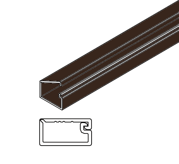 ARNOCANALI SPA - ARNLCD71.5 MINICANALE ADESIVO 13X7 MARRONE