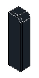 ARNOCANALI SPA - ARNSFE100L.2 TERMINALE SX PER KB103 ANTRACITE