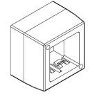 ARNOCANALI SPA ARNSP502G.3 SCATOLA 2MOD GW SYSTEM BIANCO