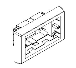 ARNOCANALI SPA ARNSP684.3 SCATOLA 4 MODULI BIANCO