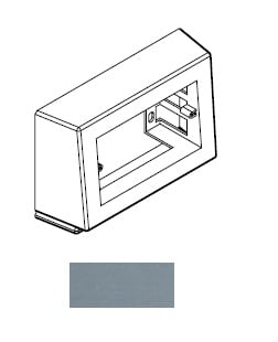 ARNOCANALI SPA ARNSPL504.AL SCATOLA 4 MOD ALLUMINIO