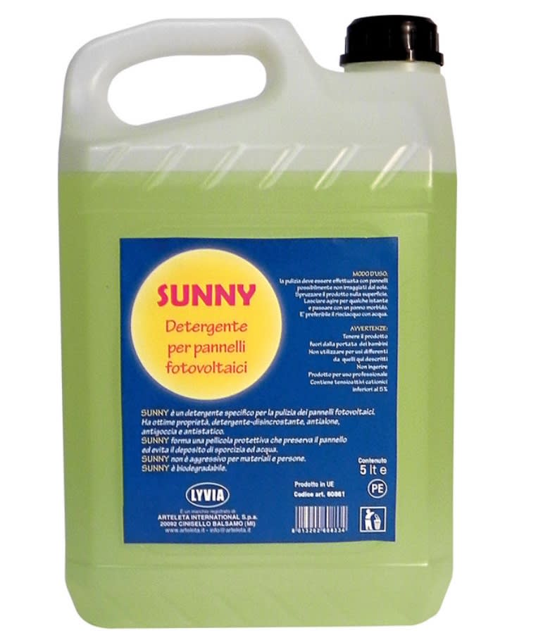 ARTELETA INTERNATION - ART60861 DETERGENTE X PANNELLI FOTOV. 5LT