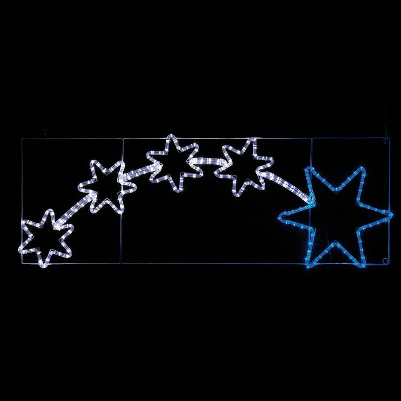ARTELETA INTERNATION ARTCS.0222.LED FIGURA LED 5 STELLE B.PURO E BLU