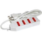 ARTELETA INTERNATION - ARTRL.1114 MULTIPRESA 4 PRESE 10-16A FLAT BIAN