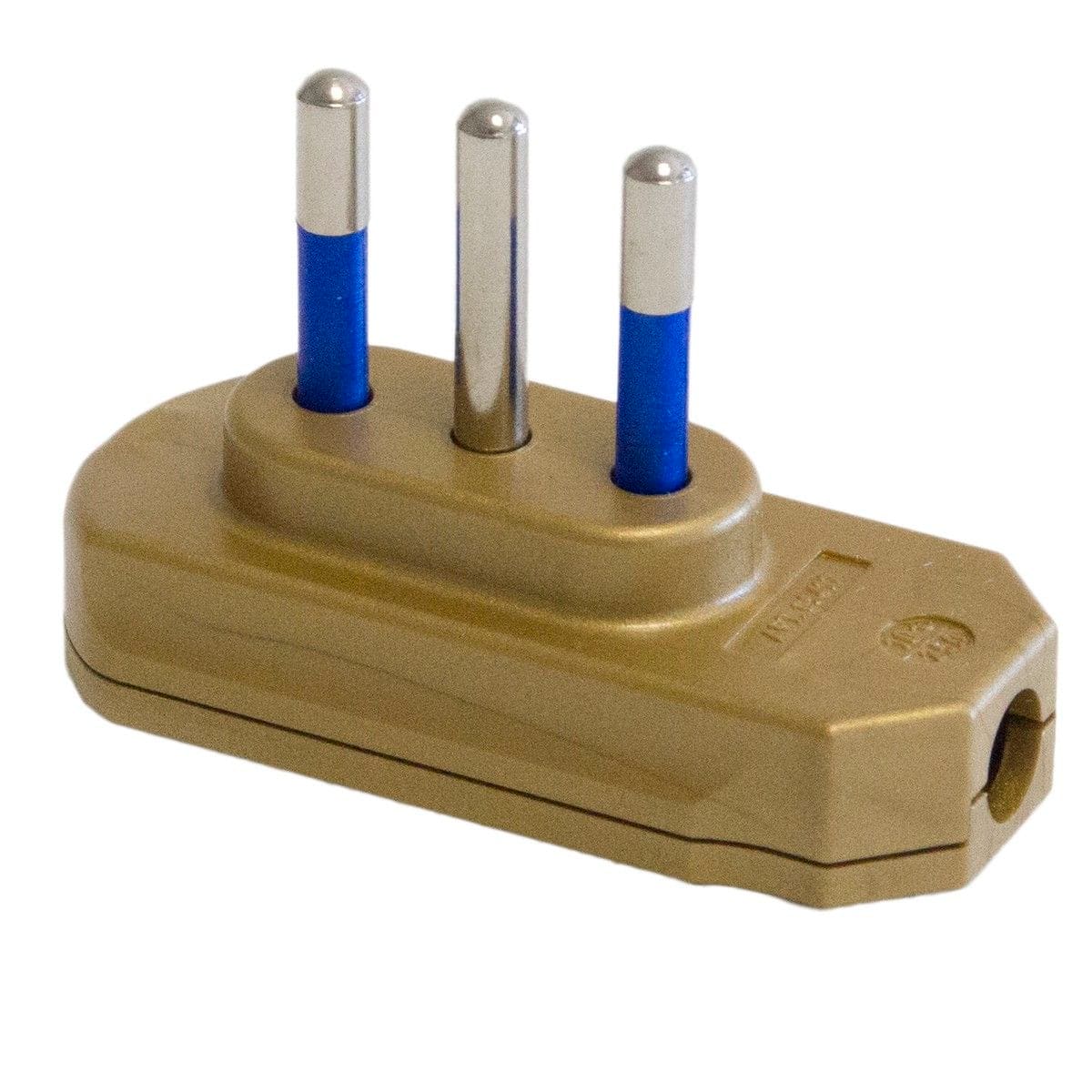 MASTER SRL - MSTAS05411-O Spina piatta S 11 2P+T 10A Oro