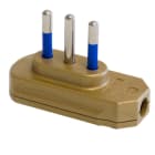 MASTER SRL - MSTAS05411-O Spina piatta S 11 2P+T 10A Oro