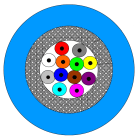 ACOME S.A - AS2B1208A CAVO 4FO MBO DIEL OM2 LSZH INT/EST CCA