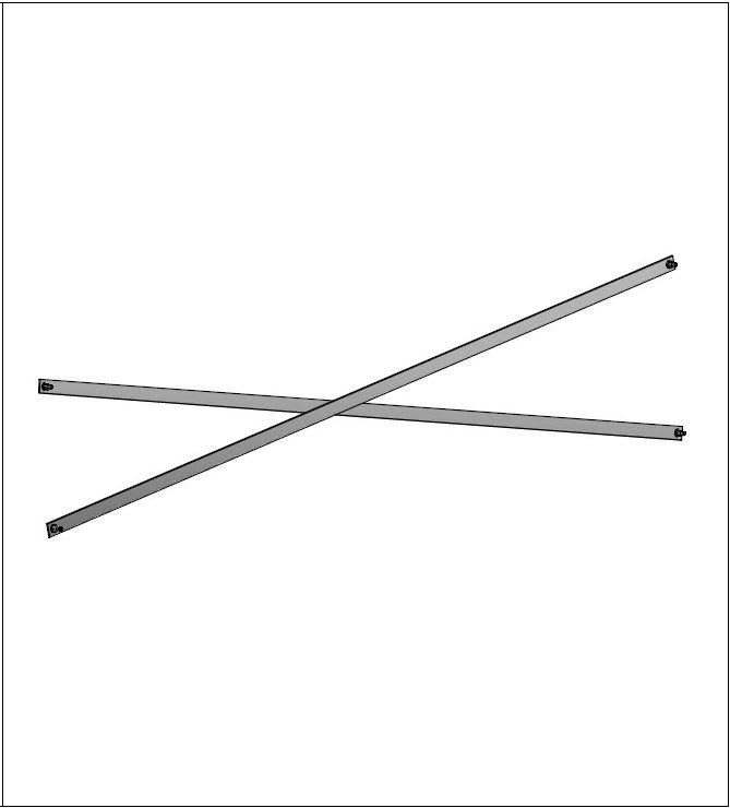 ALUSISTEMI - ALUATL012 CONTROVENTO A CROCIERA