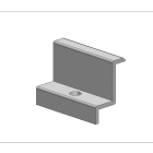 ALUSISTEMI - ALUATL021.8033 MORSETTO FINALE FISS. PANNELLI - SENZA V